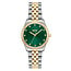 BOSS BOSS Horloge HB1502834 Graceful Prec Staal Bi-color Quartz met Groene Wijzerplaat 30m Waterdicht 32mm