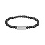 BOSS BOSS Armband HBJ1508789M Sphere Beads Onyx Zwart 19cm