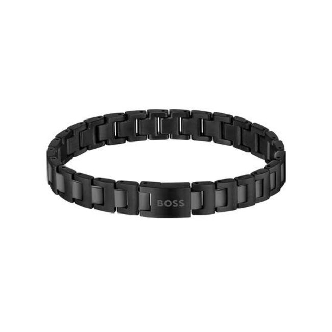 BOSS BOSS Armband HBJ1580752 Candor Staal met Zwarte Plating 19cm