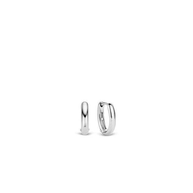 Ti Sento Milano Ti Sento Oorbellen 7759SI Zilver Ovale Oorringen