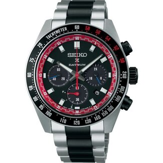 Seiko Seiko Horloge SSC957P1 Prospex Speedtimer Solar Chronograaf Staal Solar 100m Waterdicht 40mm Datsun Limited Edition 2865/4000