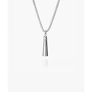 Pig & Hen Pig & Hen Collier S12-190000 Amsterdammertje Zilver 60cm