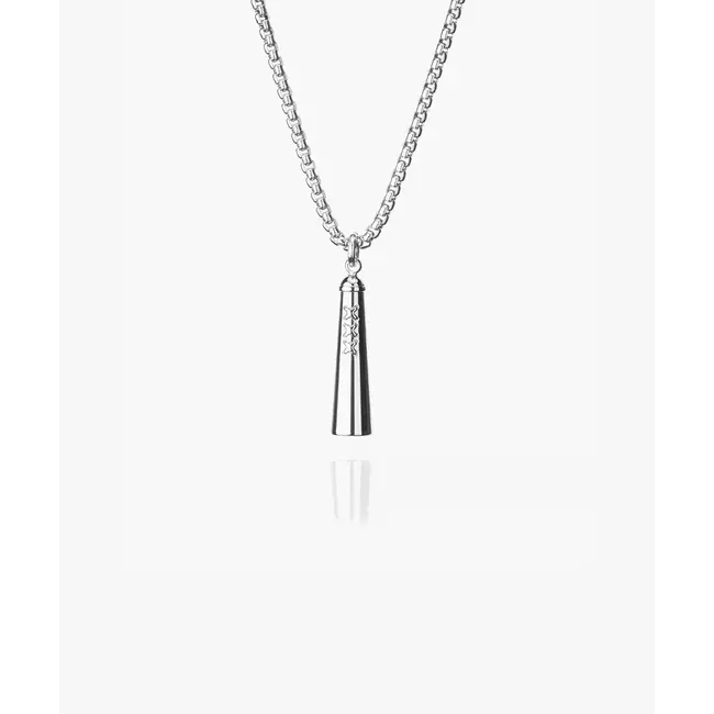 Pig & Hen Pig & Hen Collier S12-190000 Amsterdammertje Zilver 60cm
