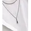 Pig & Hen Pig & Hen Collier S12-190000 Amsterdammertje Zilver 60cm