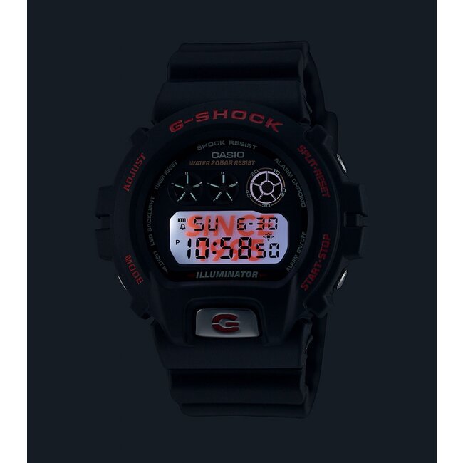 Casio G-Shock Casio G Shock Horloge DW-6900U-1ER Digitaal 200m Waterdicht Zwart 48mm
