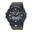 Casio G-Shock G Shock Horloge GA-710TU-1A3ER Analoog Digitaal Zwart Groen 200m Waterdicht
