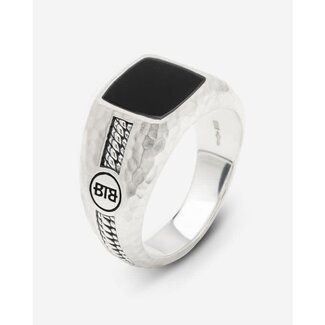 Buddha to Buddha Buddha to Buddha Ring 046ON 19 Tangguh Small Zilver Onyx Maat 19