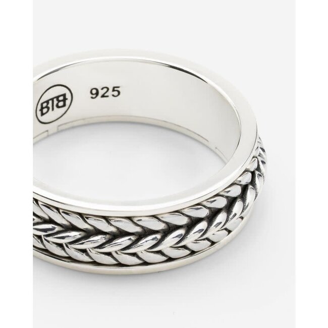 Buddha to Buddha Buddha to Buddha Ring 204 17.5 Spinning Nurul XS Zilver Maat 17.5