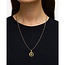 Buddha to Buddha Buddha to Buddha Hanger 059GV one Barbara Mini Zilver met Geelgouden Plating