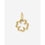 Buddha to Buddha Buddha to Buddha Hanger 058GV Katja Mini Clover Zilver met Geelgouden Plating