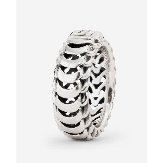 Buddha to Buddha Buddha to Buddha Ring 602 22 Lars Small Zilver Maat 22