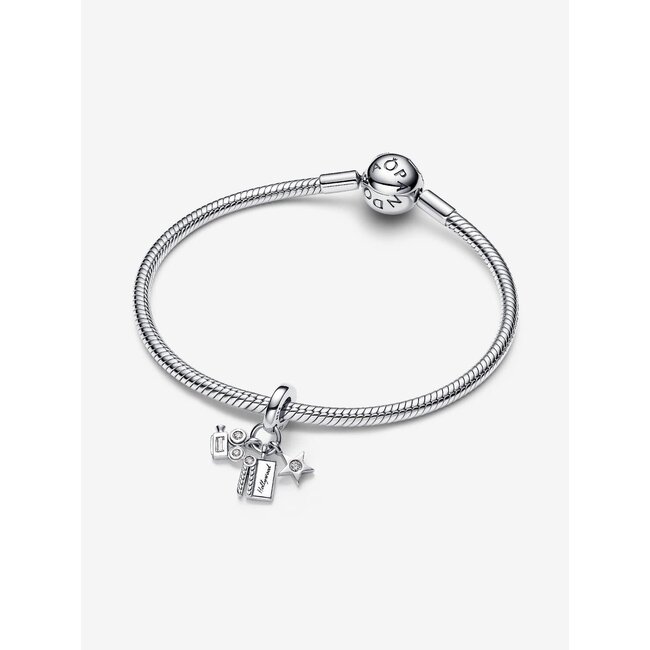Pandora Pandora Bedel 793992C01 Zilver Hollywood iconen met Zirkonia