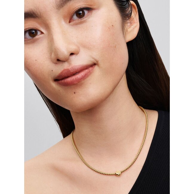 Pandora Pandora Bedel 764045C00 Zilver met 14k Geelgouden Plating Yin&Yang