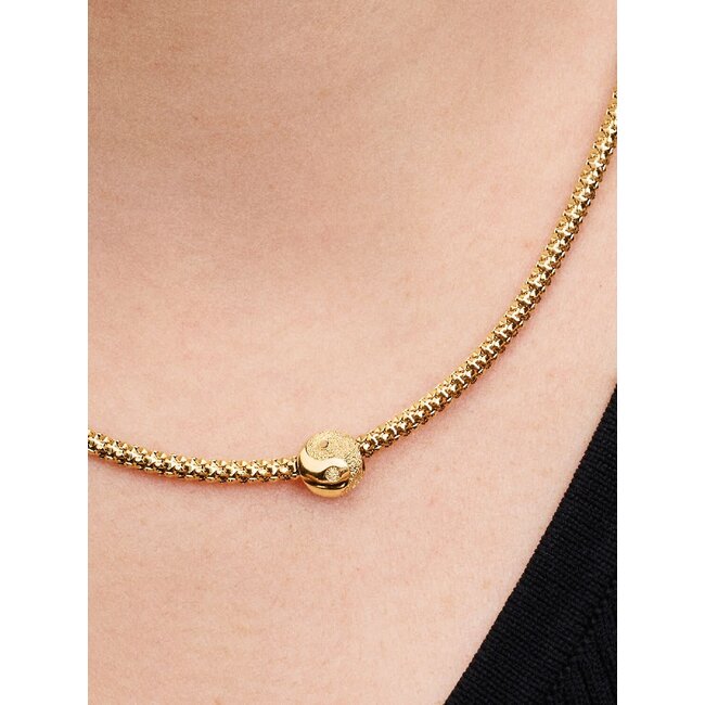 Pandora Pandora Bedel 764045C00 Zilver met 14k Geelgouden Plating Yin&Yang