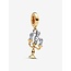 Pandora Pandora Bedel 763985C01 Zilver met 14k Geelgouden Plating Disney Lumiere Belle en het Beest