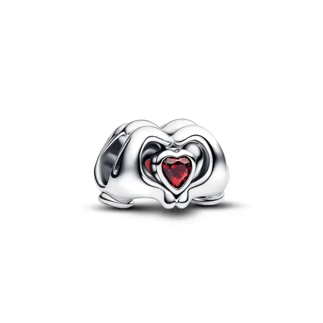 Pandora Pandora Bedel 793995C01 Zilver Disney Parks Mickey Mouse Hand Hartje