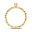 Blush Blush Solitair Ring 1111YZI/54 14k Geelgoud met Bolletje gezet met Briljant geslepen Zirkonia Maat 54