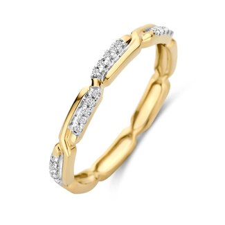 Blush Blush Ring 1256BZI/54 14k Bi-color Goud met Zirkonia Maat 54