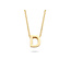 Blush Blush Collier met Hanger 3155YGO_D 14k Geelgoud met de letter D 42cm