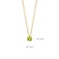Blush Blush Collier 3200YGP Augustus 14k Geelgoud met Peridot 42cm