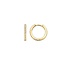 Blush Blush Oorbellen 7307YZI 14k Geelgoud Oorringen Gezet met Zirkonia 1.5mm x 11,5mm