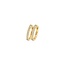 Blush Blush Oorbellen 7307YZI 14k Geelgoud Oorringen Gezet met Zirkonia 1.5mm x 11,5mm