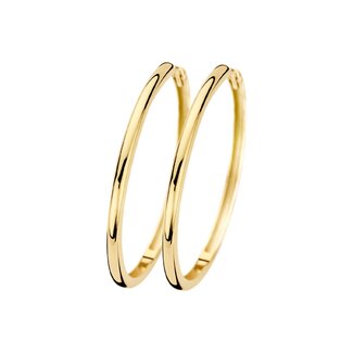 Blush Blush Oorbellen 7312YGO Ooringen 14k Geelgoud 1.9mm x 30mm