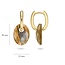 Blush Blush Oorbedels 810LABO Medium Groen Labradorite Ovaal 13mm x 20mm