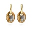 Blush Blush Oorbedels 810LABO Medium Groen Labradorite Ovaal 13mm x 20mm