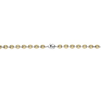 Ti Sento Milano Ti Sento Collier 34067SY/42 Schakel Zilver Gold Plated