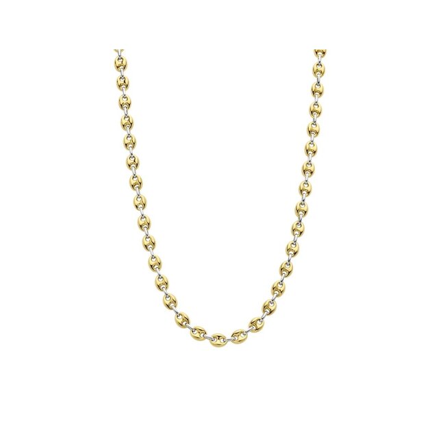 Ti Sento Milano Ti Sento Collier 34067SY/42 Schakel Zilver Gold Plated