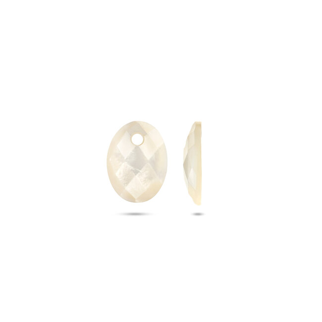 Blush Blush Oorbedels 810MOPO Medium Mother of Pearl Ovaal 12mm x 20mm