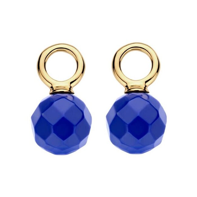 Blush Blush Oorbedels 9046YLA 14k Geelgoud voor aan Oorringen Lapis