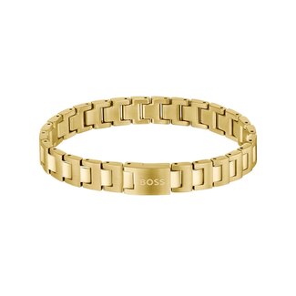 BOSS BOSS Armband HBJ1580753 Candor Staal met Geelgouden Plating 19cm