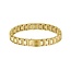 BOSS BOSS Armband HBJ1580753 Candor Staal met Geelgouden Plating 19cm