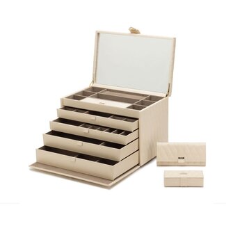 Wolf 1834 Wolf 1834 Jewelry Case 329553 Caroline Extra Large Ivory Wolf 1834 Wolf 1834 Jewelry Case 329553 Caroline Extra Large Ivory