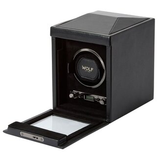 Wolf 1834 Wolf 1834 Watch Winder 793102 British Racing Single Zwart Wolf 1834 Wolf 1834 Watch Winder 793102 British Racing Single Zwart