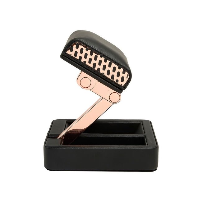 Wolf 1834 Wolf 1834 Watch Standaard 485316 Axis Single Travel Koper Zwart