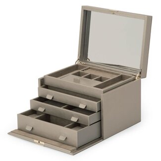 Wolf 1834 Wolf 1834 Jewelry Box 213078 Palermo Large Pewter Wolf 1834 Wolf 1834 Jewelry Box 213078 Palermo Large Pewter
