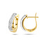 The House Of Blinckers THOB Oorbellen 42.07578 14k Bi-color Goud Fantasie met 0.33crt H SI Diamant 15.5mm x 4mm