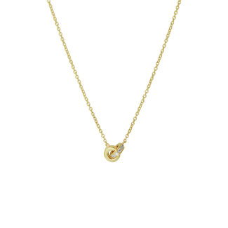 The House Of Blinckers THOB Collier 40.22406 14k Geelgoud Ring met diamant 0,05crt H SI Diamant 5 x 2mm 39 - 42cm