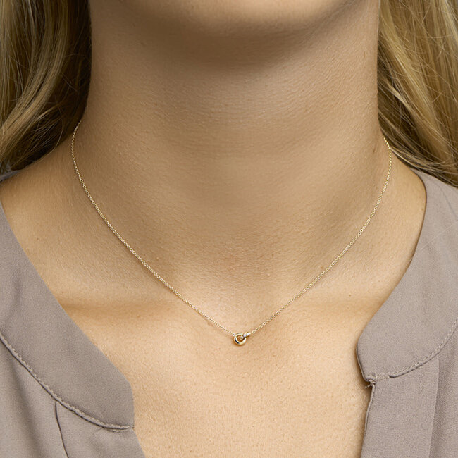 The House Of Blinckers THOB Collier 40.22406 14k Geelgoud Ring met diamant 0,05crt H SI Diamant 5 x 2mm 39 - 42cm