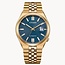 Citizen Citizen Horloge NK0023-57L 60 Ysuyosa Staal met Rosegouden Plating Automaat met Blauwe Wijzerplaat 39mm