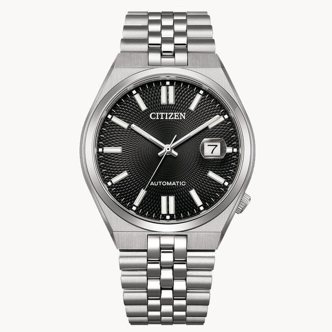 Citizen Citizen Horloge NK0020-55E Tsuyosa 60 Staal Automaat 50m Waterdicht Saffier 39mm