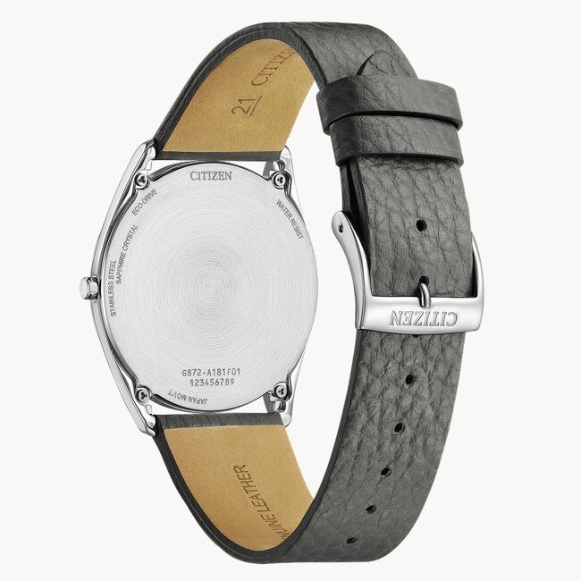 Citizen Citizen Horloge AR3120-24L Suratto Staal Eco-Drive 30m Waterdicht Saffierglas Extra Dun 38mm