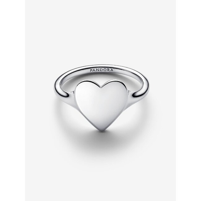 Pandora Pandora Ring 193988C00-52 Zilver Graveerbaar Hart Maat 52