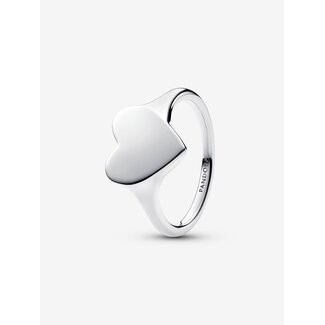 Pandora Pandora Ring 193988C00-52 Zilver Graveerbaar Hart Maat 52
