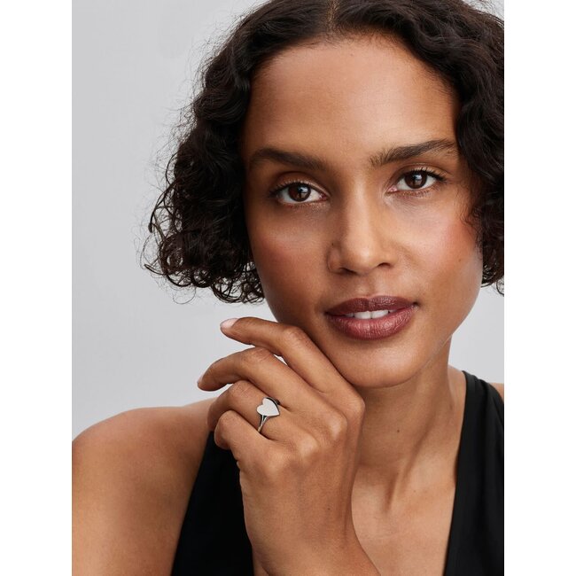 Pandora Pandora Ring 193988C00-52 Zilver Graveerbaar Hart Maat 52