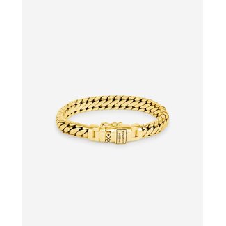 Buddha to Buddha Buddha to Buddha Armband J070GV D Ben XS Zilver met Geelgouden Plating Maat D
