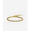Buddha to Buddha Buddha to Buddha Armband 913GV E+-G Barbara Zilver met Geelgouden Plating Maat E+-G